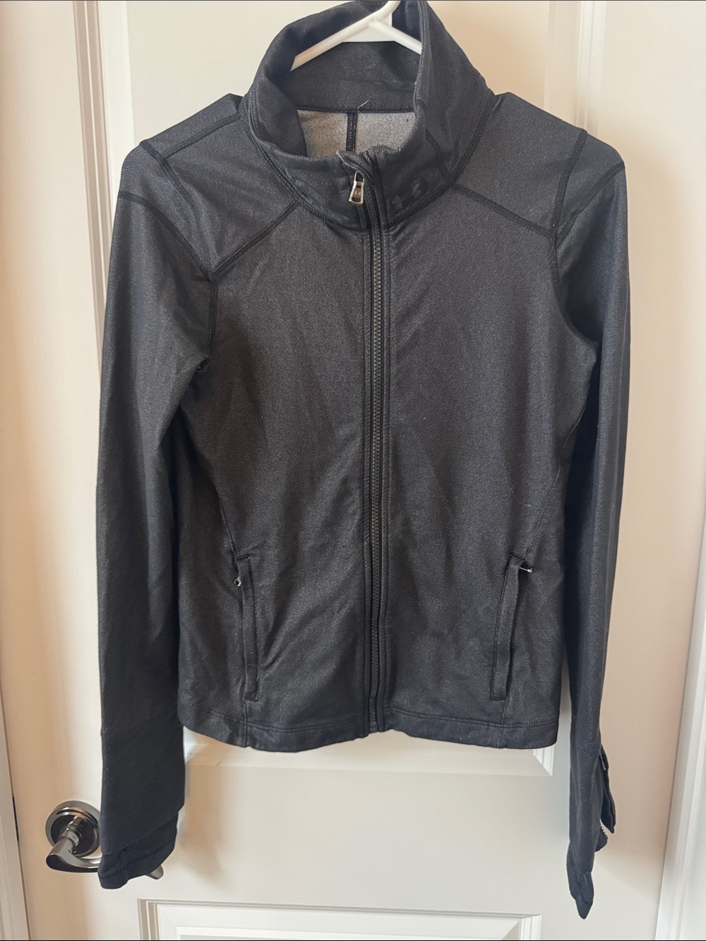Under Armour Black Zip-Front Running Jacket